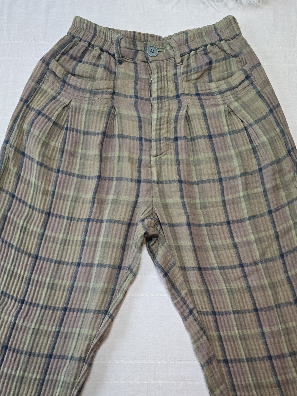 Free People X CP Shades Plaid Trousers Women's XS - Picture 3 of 16